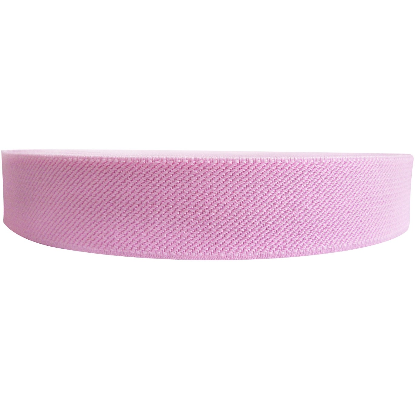 12 Meters 1" 25mm Solid Pink Color Suspender Elastic Webbing Wholesale