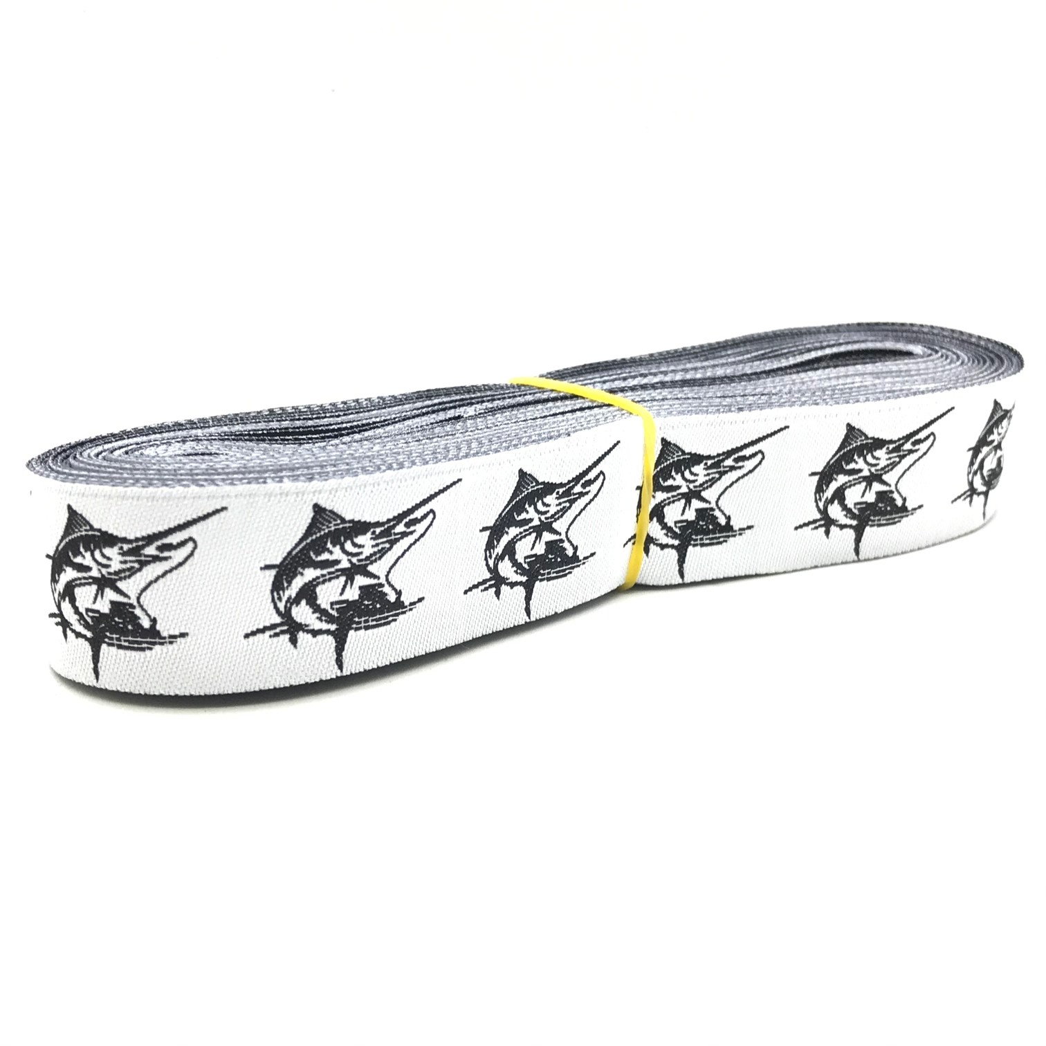 10 meters 7/8" 22mm Swordfish European Jacquard Ribbon For Dog Collar