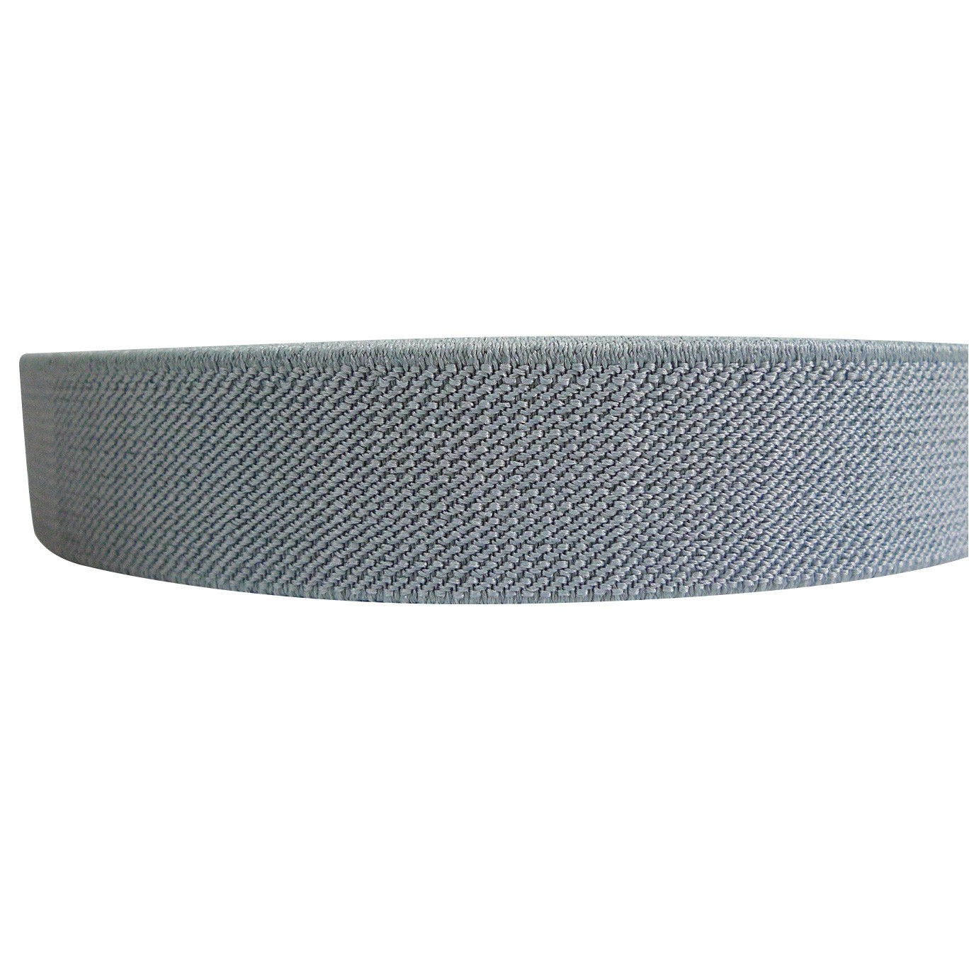 12 Meters 1" 25mm Solid Grey Color Suspender Elastic Webbing Wholesale