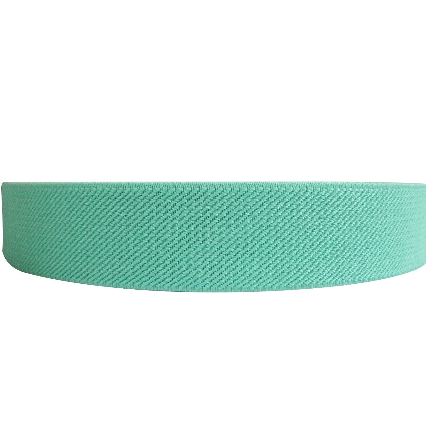 12 Meters 1" 25mm Solid Turquoise Color Suspender Elastic Webbing Wholesale