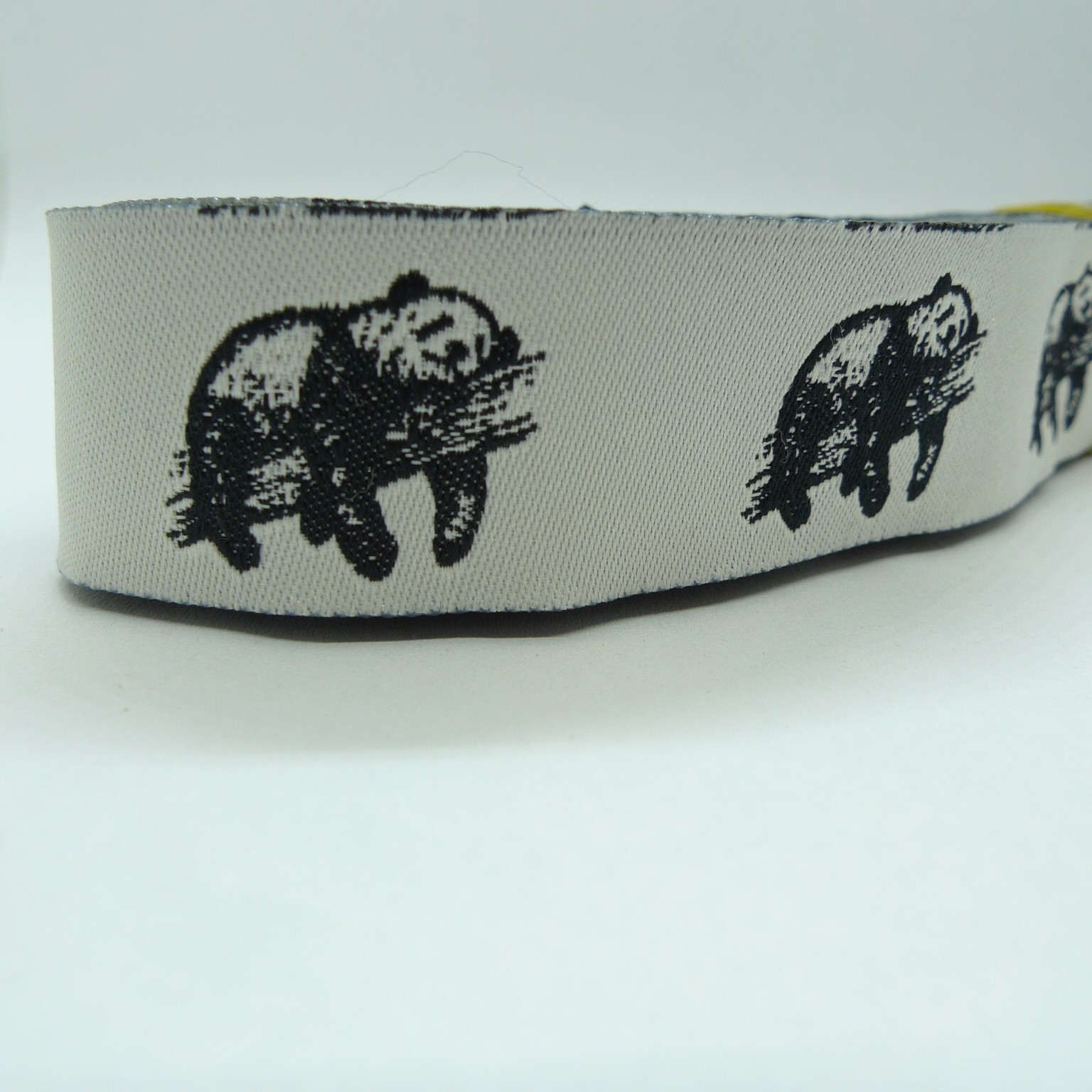 10 meters 7/8" 22mm Panda Pattern European Jacquard Ribbon