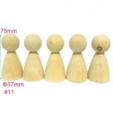#11 15pcs Large Male Wooden Peg Doll Family DIY Supplies China