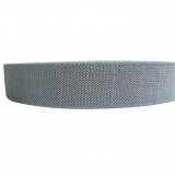 12 Meters 1" 25mm Solid Grey Color Suspender Elastic Webbing Wholesale