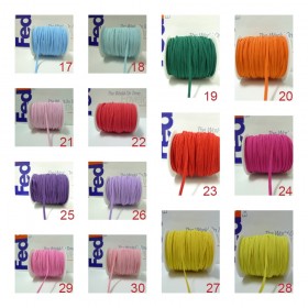 50 Meters 1/8" 3mm Skinny Notebook Elastic