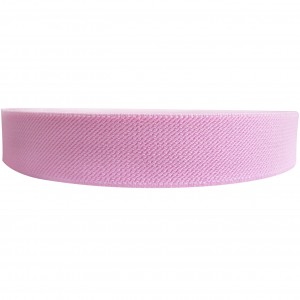 12 Meters 1" 25mm Solid Pink Color Suspender Elastic Webbing Wholesale
