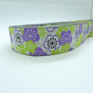 10meters 7/8" 22mm Vintage Summer Flower European Jacquard Ribbon