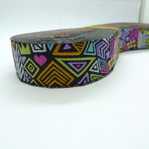 10meters 7/8" 22mm Abstract Tribal Pattern European Jacquard Ribbon