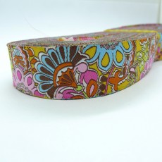 10meters 7/8" 22mm Vintage Spring Flower European Jacquard Ribbon